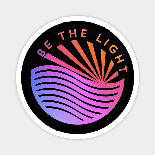 Be the Light in the World Christian, Hipster, Logo Design Magnet by BeLightDesigns