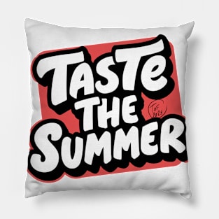 Taste The Summer (logo) Pillow
