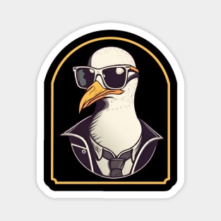 Seagull with sunglasses Magnet