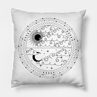 Sun and Moon | Cosmic Wedding Pillow