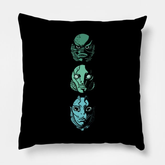 Evolution of (fish)Man Pillow by Groovymutants