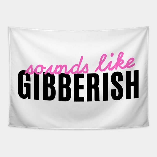 Gibberish - Auditory Processing Disorder Tapestry by Garbled Life Co.