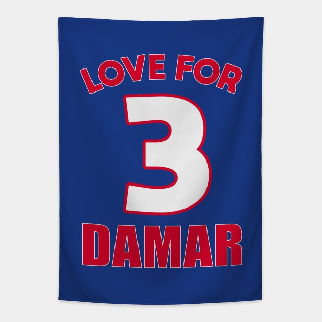 Love for Damar Tapestry by Dale Preston Design