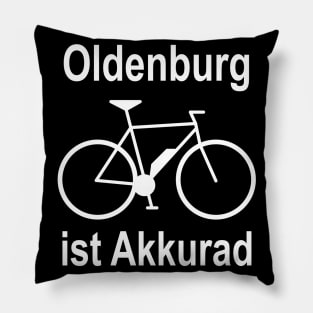 Oldenburg Is Akkurad Fahrrad E-bike V3 Pillow