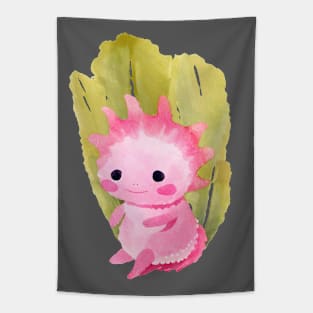 Cute Baby Axolotl Tapestry