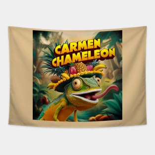 Carmen, Carmen, Carmen, Carmen Chameleon Tapestry