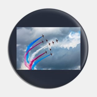The Red Arrows In Formation Pin