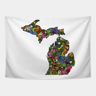 Michigan Map Tapestry