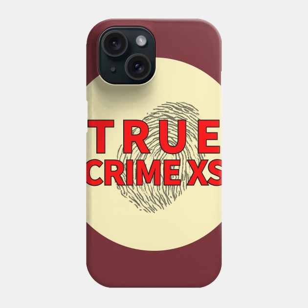 True Crime XS Thumbprint Phone Case by truecrimexs
