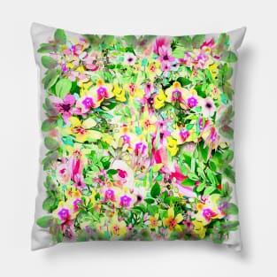 Floral Pattern Pillow