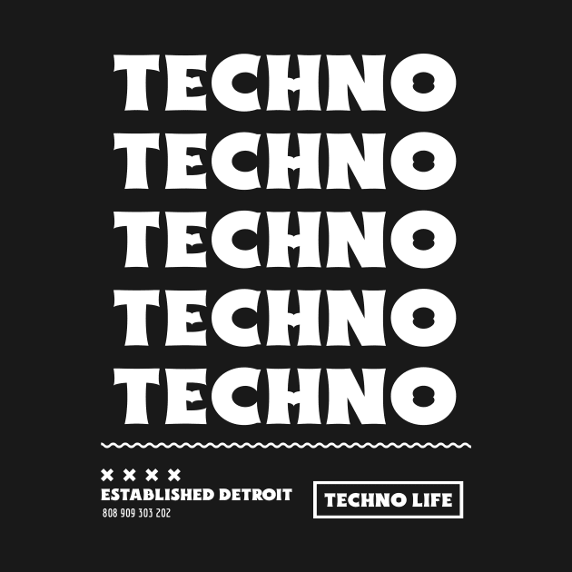 TECHNO  - x5 by DISCOTHREADZ 