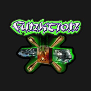 FUNKTION Band from Los Angeles Ca Rap Rock Funk and Trip Hop Music band logo T-Shirt