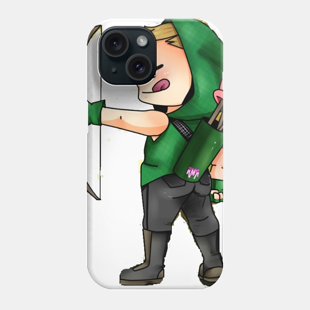 Chibi Green Arrow Phone Case by bayragni