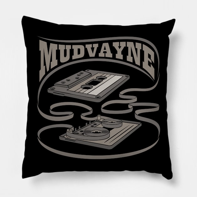 Mudvayne Exposed Cassette Pillow by Vector Empire