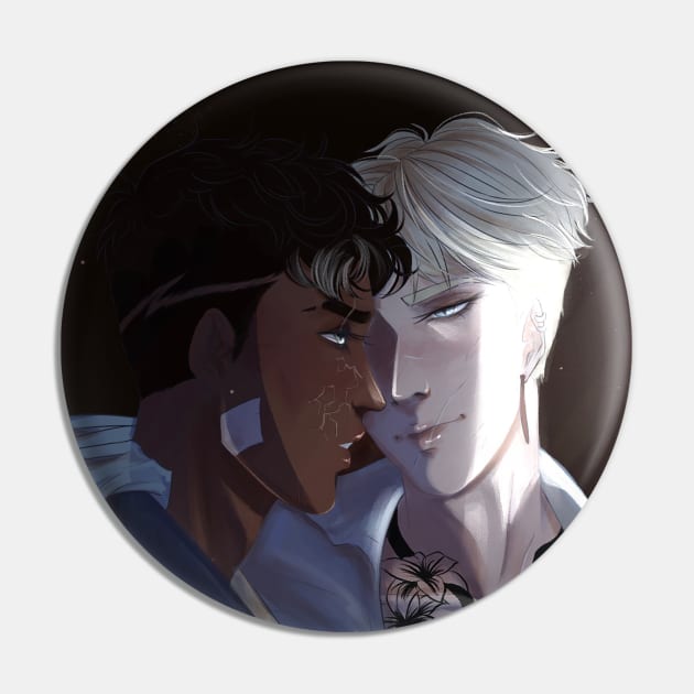 Steampunk Mafia Boys Love Couple Pin by Fantalf's Shop