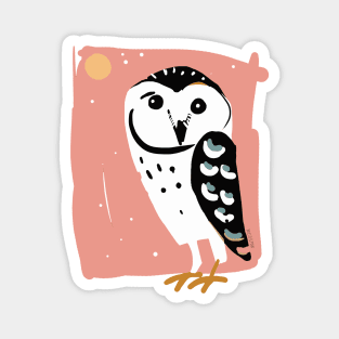 Barn Owl #2 Magnet