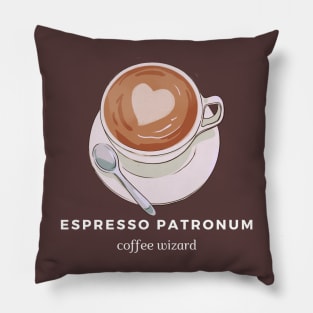 Coffee Wizard  - Espresso Patronum Pillow