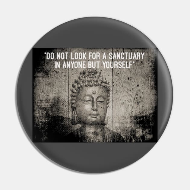 Buddha Quote Pin by TheMonkeyKingArts