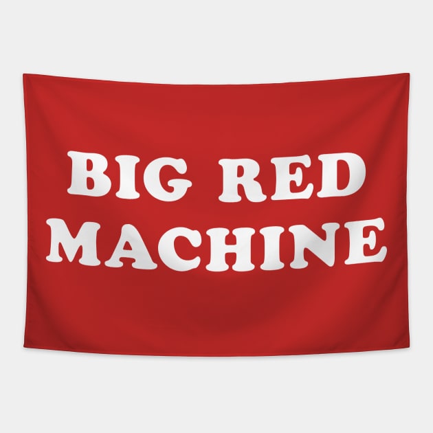 Big Red Machine Tapestry by fatdesigner