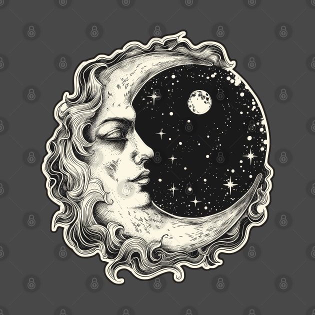 Celestial Moon by Rowdy Designs