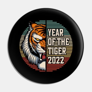 Vintage 2022 Year of the Tiger Chinese Zodiac Pin