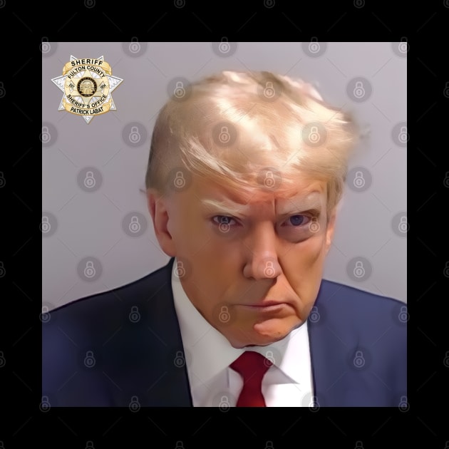 Donald Trump Official Mugshot Fulton County by Danemilin