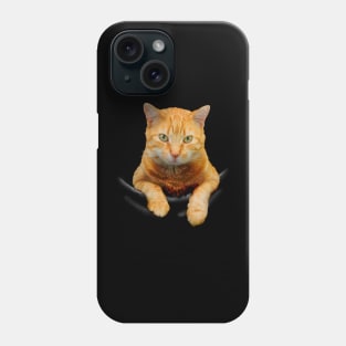 Cat in a pocket Phone Case