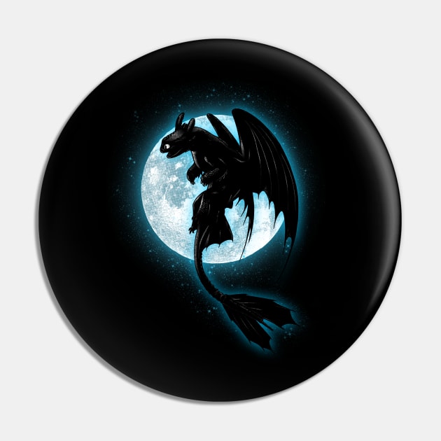 Moonlight Dragon Pin by FanFreak