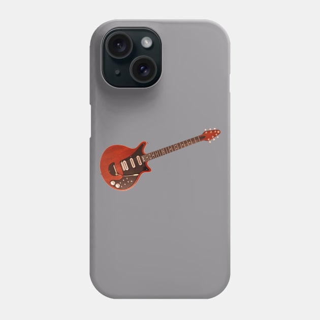 Red Special Guitar Phone Case by Pam069