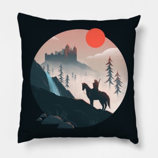 Geralt on the Ride Pillow