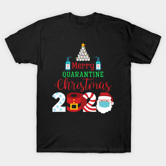 Discover Merry Quarantine Christmas 2020 Pajamas Family Matching Xmas - Merry Quarantine Christmas 2020 - T-Shirt