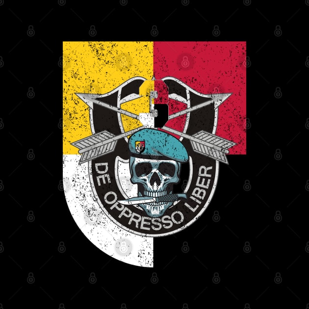 Proud US Army 3rd Special Forces Group Skull De Oppresso Liber SFG - Gift for Veterans Day 4th of July or Patriotic Memorial Day by Oscar N Sims