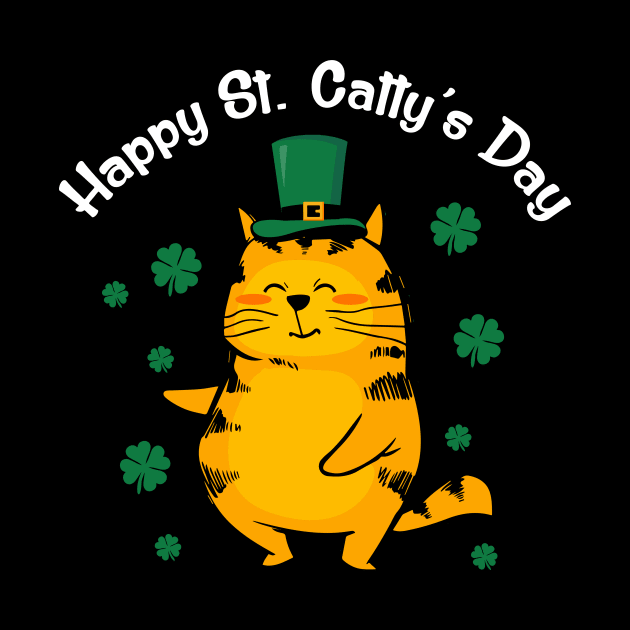 Cute Happy St. Catty's Day St. Patrick's Day 2020 by theperfectpresents