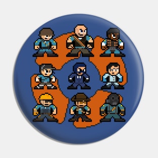 Team Fortress 2 Blue Team-TF2 8bit Pixel Art Pin