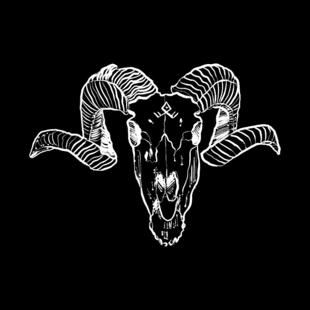 Ram skull by Le Cerf Noir