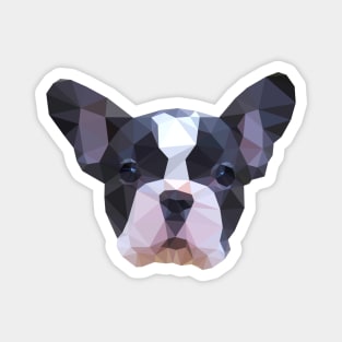 Frenchie Low Poly Magnet