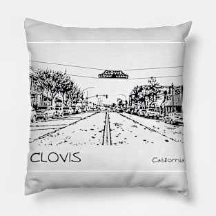 Clovis California Pillow