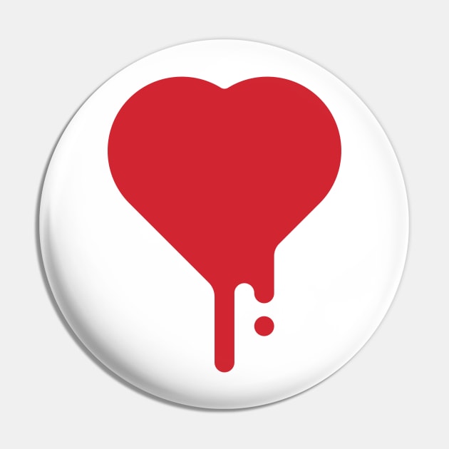 Bleeding Heart Pin by JSNDMPSY
