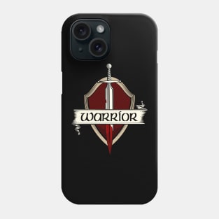 Sword Warrior Coat Of Arms Medieval Sword Fight Phone Case