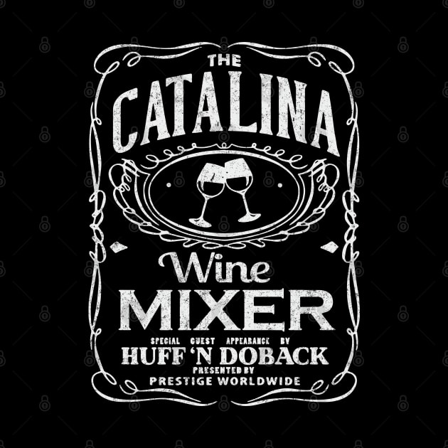 The Catalina Wine Mixer - vintage logo design by BodinStreet