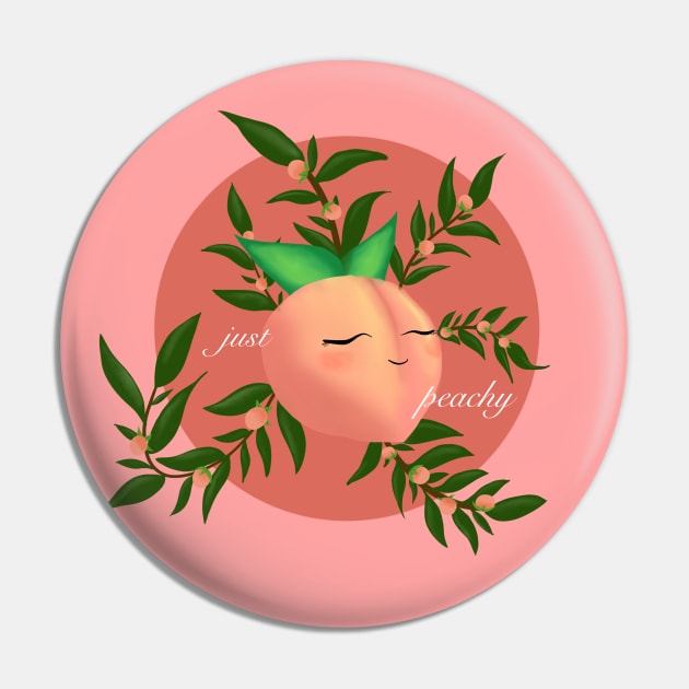 Just Peachy Pin by Indicat