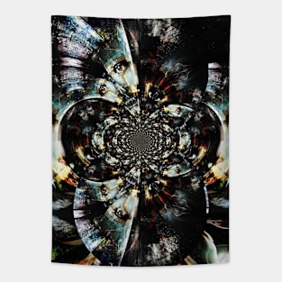 Abstract Woman Face Tapestry
