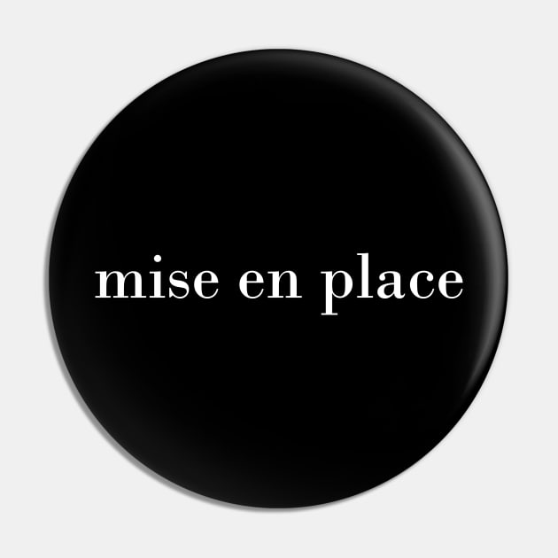 Mise en place Pin by S-Log