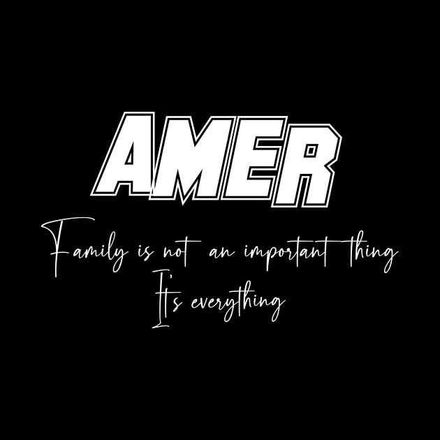 Amer Second Name, Amer Family Name, Amer Middle Name by Tanjania