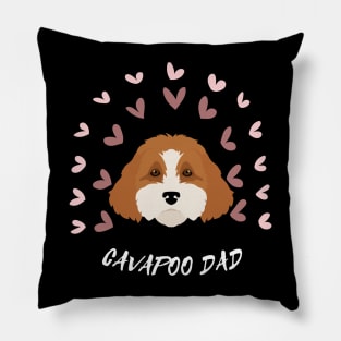 CAVAPOO DAD. Cute cavapoo puppy. Dog Lover Pillow