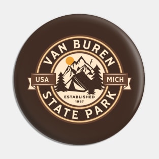 Van Buren State Park Michigan Pin