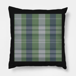 Winter Aesthetic Evander 2 Hand Drawn Textured Plaid Pattern Pillow