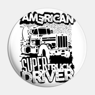 Truck Driver, Super truck driver, Pin