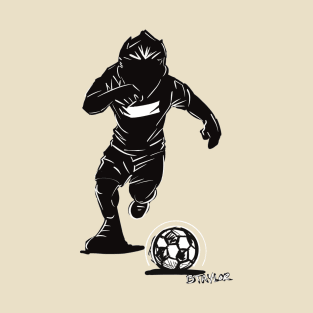 Footballer Sihouette7 T-Shirt