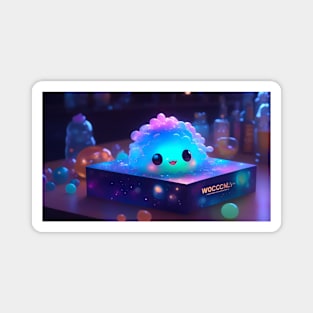 Cute Adorable Box of Alien Jellies #2 Magnet